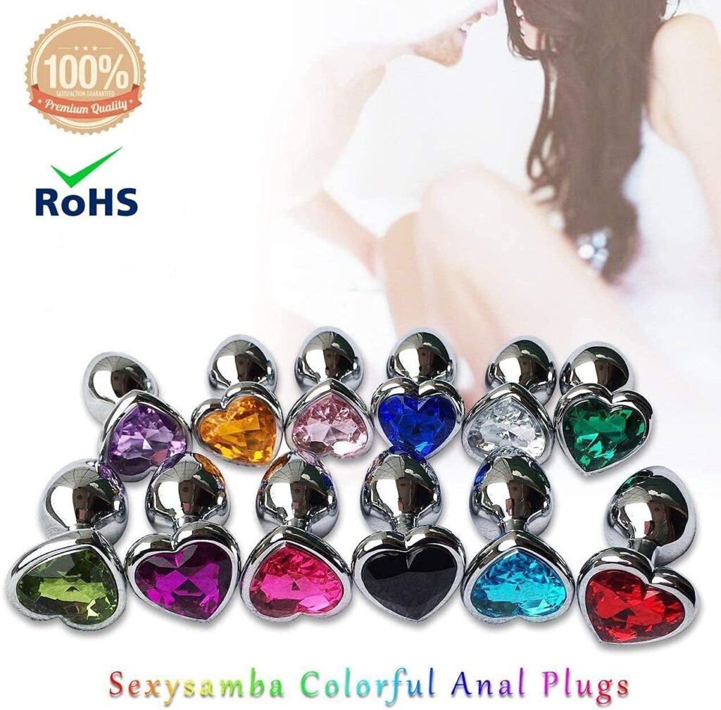 3Pcs Set Luxury Metal Butt Toy