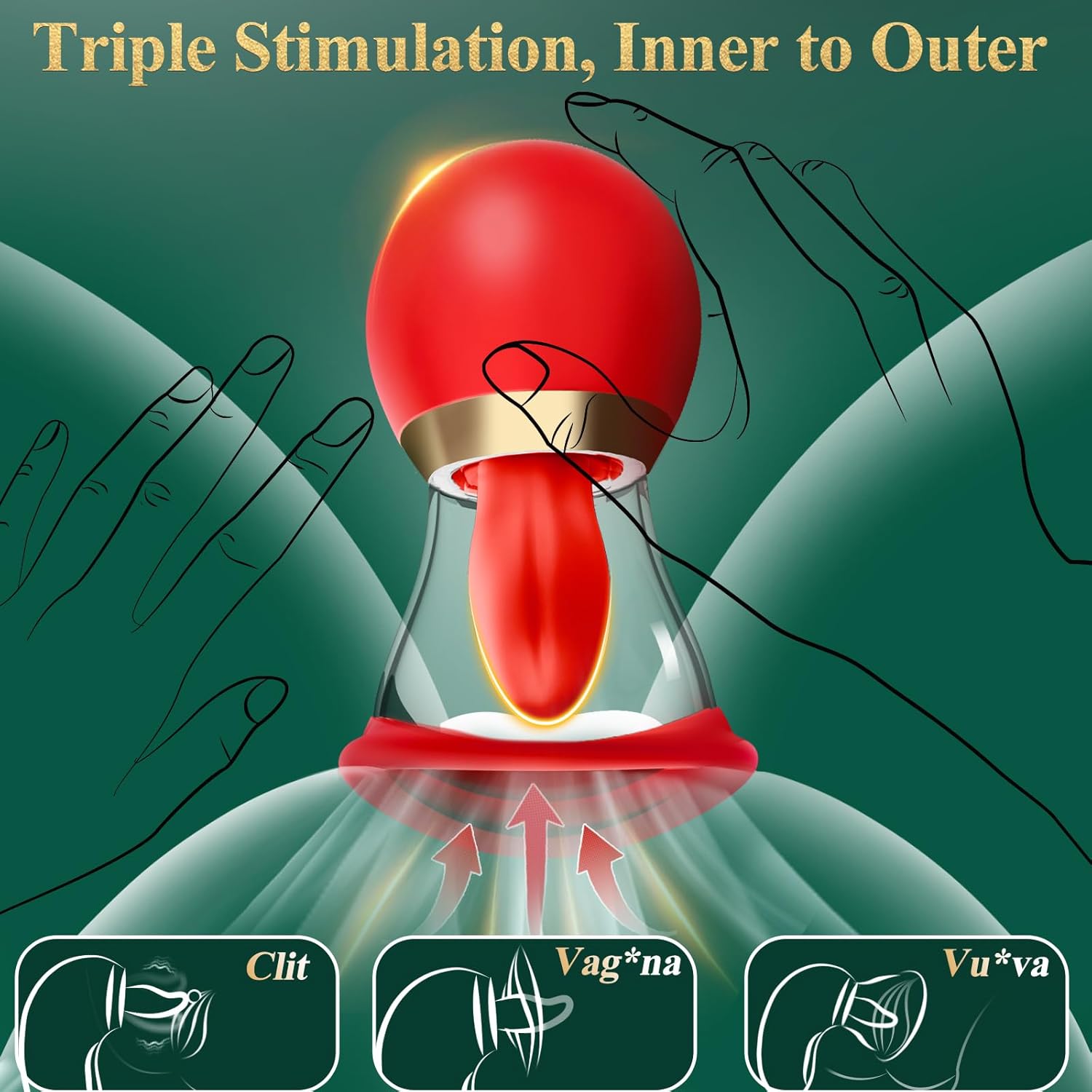 5IN1 Rose Sex Toy Vibrator Pakistan