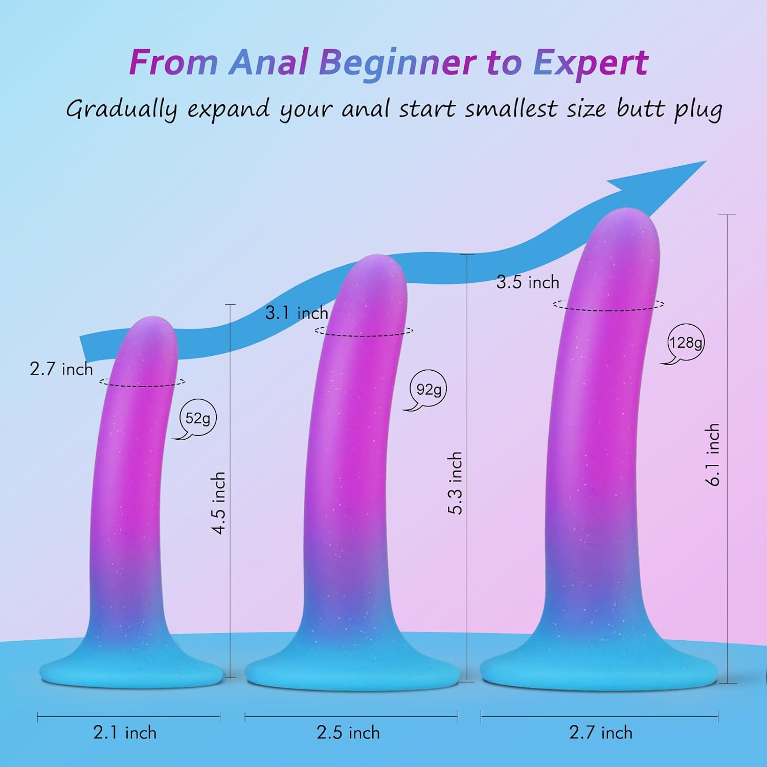 Colorful Anal Dildo in Pakistan