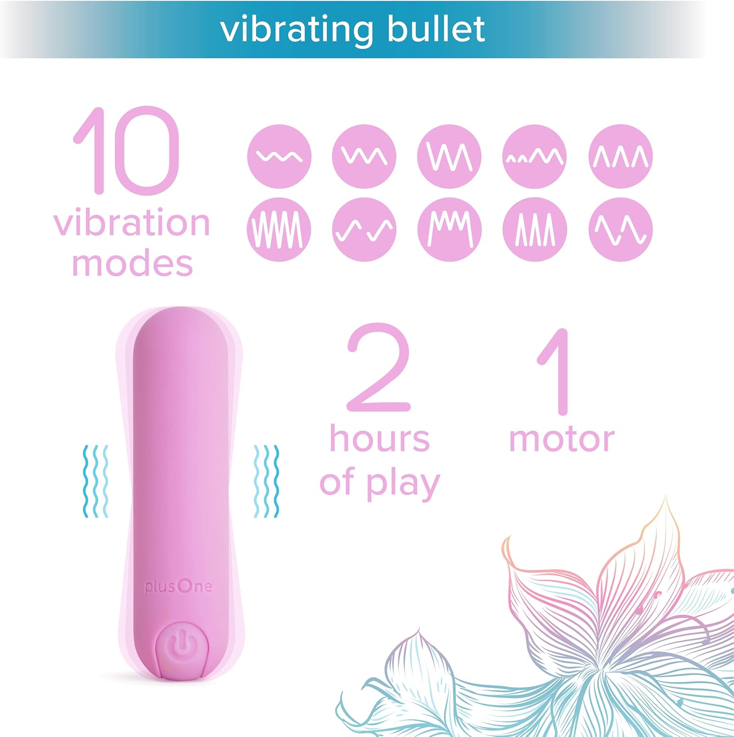 plusOne Bullet Vibrator for Women