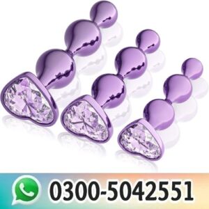 Best 3 Pcs Metal Anal Plugs in Pakistan
