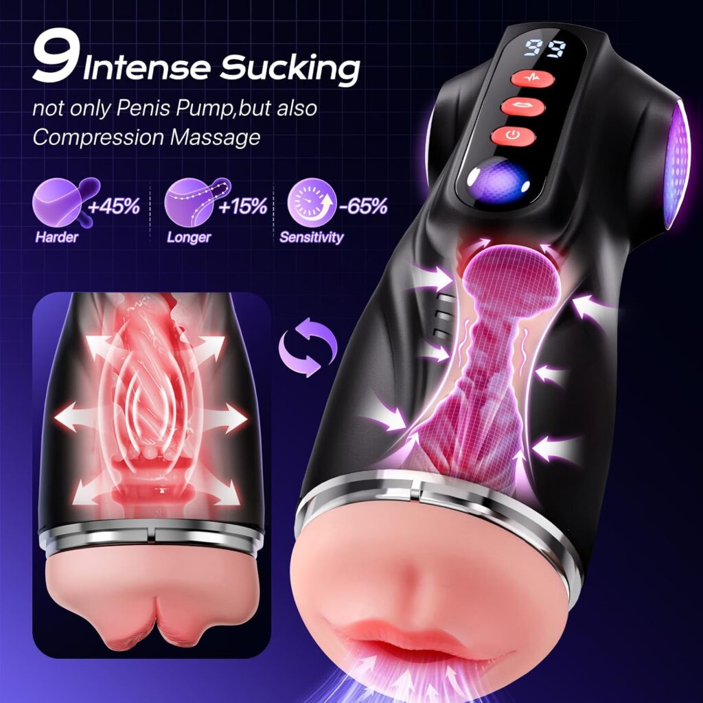 3 Sleeves AI Pocket Pussy Male Masturbator