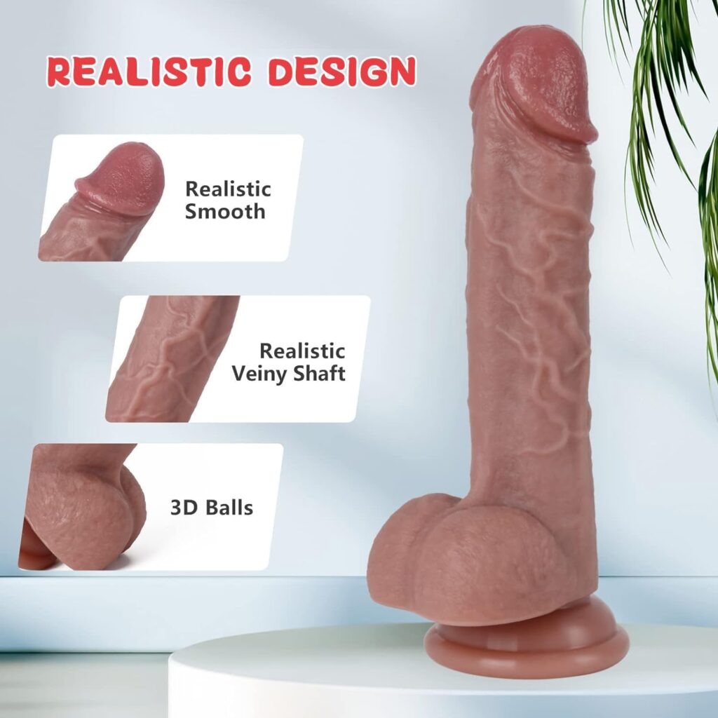 7 Inch Realistic Flesh Silicone Dildo in Pakistan