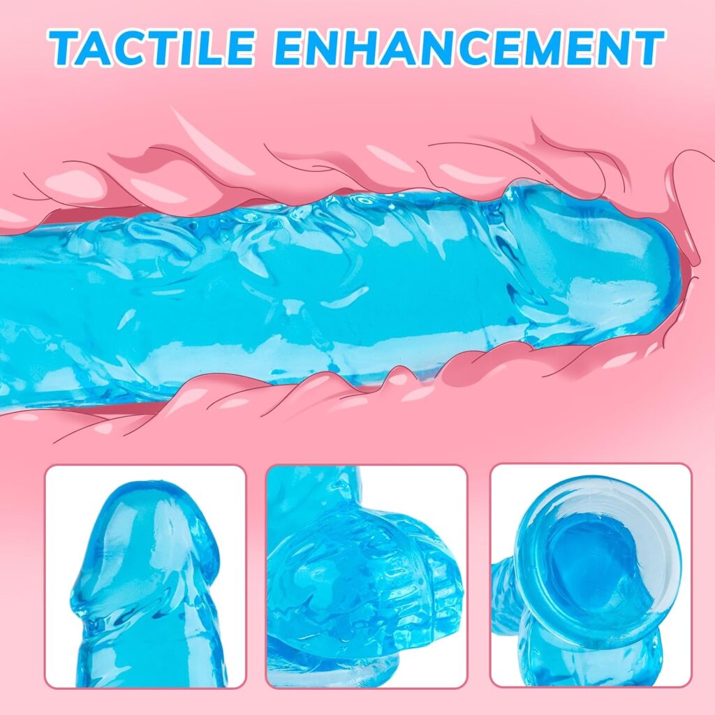 Buy 7 Inch Realistic Soft Blue Dildo for Women